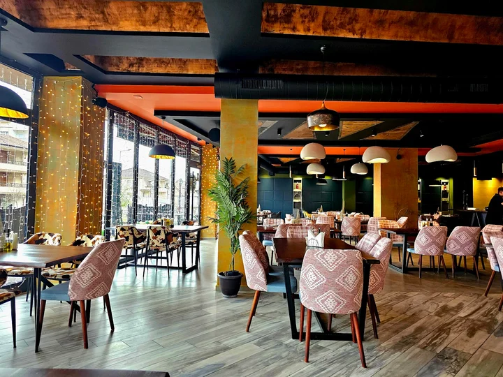 Restaurant Rosemary interior in Dibra